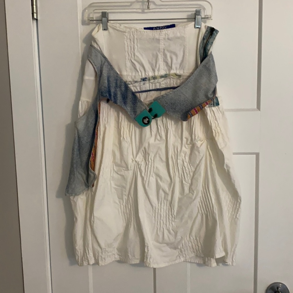 OHDD asymmetrical skirt